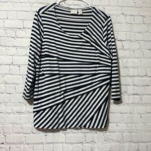 Chicos top stripes